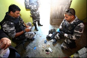 A descoberta foi feita durante blitz da operação: