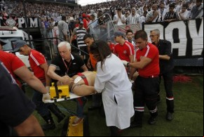 Torcedor a mal em jogo e morre na Arena Corinthians.(Imagem:Divulgação)