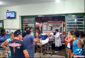 Policial reformado é baleado no rosto em Esperantina.(Imagem:florianonews.piauiconectado.com/)