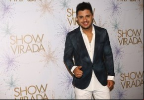 Cristiano Araújo na gravação do Show da Virada em São Paulo.(Imagem: Iwi Onodera/ EGO)