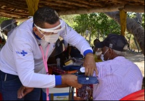 Comunidade rural recebeu Unidade Móvel Saúde em Movimento(Imagem:Secom)