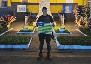 Policial militar é o primeiro do Piauí a concluir Curso de Patrulhamento Tático e Ações Especiais da PM de São Paulo.(Imagem:Divulgação)