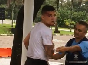 MC Gui sofre acidente em condomínio de luxo no litoral de SP.(Imagem:Reprodução)