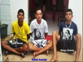 Trio é preso por suspeita tráfico de drogas no Piauí.(Imagem:Portal do Catita)
