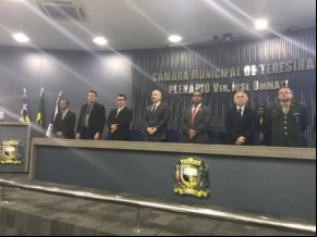 Sessão solene na Câmara Municipal de Teresina.(Imagem:Alepi)