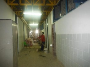 Alunos realizaram protesto contra obras inacabadas no CEEP em Floriano.(Imagem:FlorianoNews)