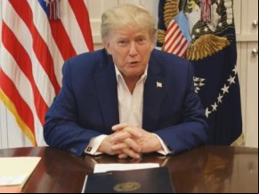 Com Covid-19, Donald Trump diz em vídeo que se sente melhor(Imagem:Reprodução)