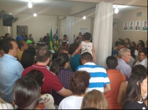Corpo de prefeito é velado na Câmara Municipal da cidade.(Imagem:Antônio Joaquim/Arquivo pessoal)