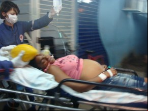 Maria da Guia Pereira dos Santos, foi alvejada na cabeça na última sexta(Imagem:Yala Sena/florianonews.piauiconectado.com)