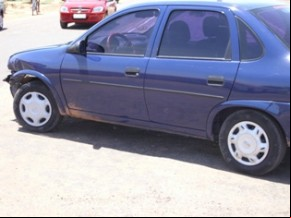 Carro envolvido no acidente(Imagem:redação)