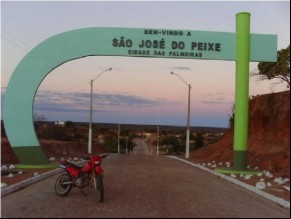 Entrada de São José do Peixe-PI(Imagem:Divulgação)