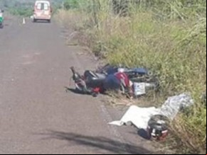 Frentista morre ao colidir motocicleta em vaca na região de Oeiras(Imagem:Reprodução)