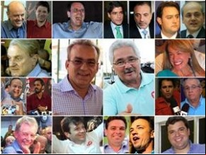 Eleitos no primeiro turno e duelos para o segundo turno.(Imagem:Divulgação)