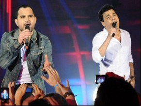 Luciano e Zezé Di Camargo: briga teria estremecido dupla.(Imagem:Francisco Cepeda / Ag. News)