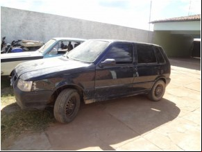 Carro usado em assalto  em Jerumenha(Imagem:FlorianoNews)