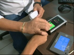 Recadastramento biométrico.(Imagem:Reprodução/TV Mirante)