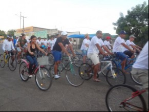 Prefeitura de Floriano promove eio ciclístico durante a programação de aniversário.(Imagem:FlorianoNews)
