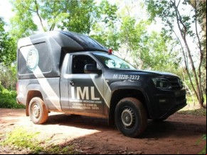 Viatura do Instituto Médico Legal IML Teresina Piauí(Imagem:Andrê Nascimento)
