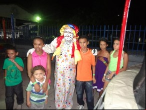 Palhaço Carrapeta animou Dia das Crianças em Floriano.(Imagem:FlorianoNews)