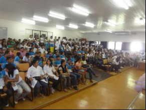 Alunos realizam projeto de preservação da vida no ambiente escolar em Floriano.(Imagem:FlorianoNews)