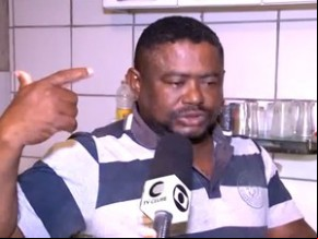 Pai de estudante não se conforma com morte da filha.(Imagem:Reprodução/TV Clube)