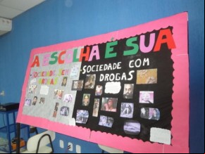 Trabalho com tema Anti-drogas e Alcool(Imagem:FlorianoNews)