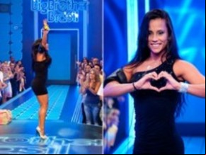 Kelly é eliminada com 57% dos votos.(Imagem:Reprodução)