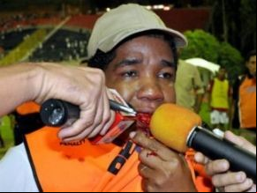 Roque Santos, da Rádio Metrópole, denunciou Leão por agressão(Imagem:Felipe Oliveira / Ag)