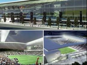 Imagens do projeto do estádio do Corinthians(Imagem:Divulgação / Corinthians)