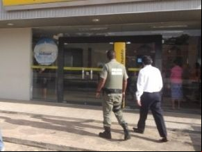 Banco do Brasil é Arrombado na madrugada.(Imagem:Portal Cidade Luz)
