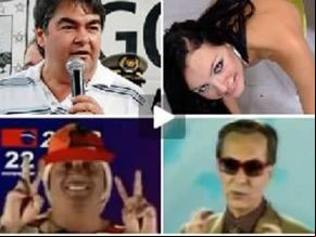 Famosos candidatos Brasil afora(Imagem:Divulgação)