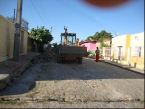 Obras do Esgotamento Sanitário(Imagem:Amarelinho)