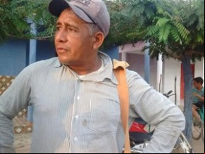 Amigo do casal se disse surpreso com o crime.(Imagem:Catarina Costa)