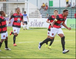 Miltão ainda desconta para o Fla-PI, mas não evita eliminação para o Parnahyba.(Imagem:Wilson Filho/ECF)