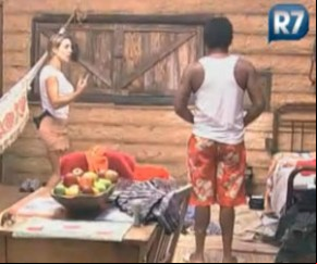  Joana Machado e Compadre Washington (Imagem:Reprodução/ Rede Record )