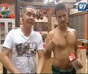 Sergio Abreu acha que Nany está brava com a choradeira(Imagem:Reprodução / Rede Record )