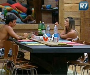  Lisi e Daniel falam sobre suas personalidades(Imagem:Reprodução/ Rede Record )