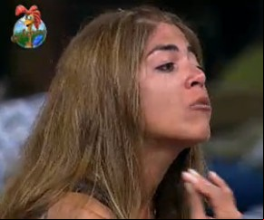Raquel diz que se for Fazendeira, vai dar as vacas para João cuidar.(Imagem:Reprodução/Rede Record)