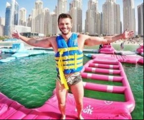 Marcos Härter curte férias em Dubai(Imagem:Instagram)