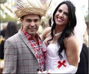 Zezé Di Camargo e Graciele se casam em festa junina.(Imagem:Instagram)