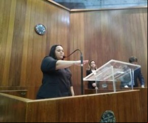 Deputada Elisângela Moura (PC do B).(Imagem:Alepi)