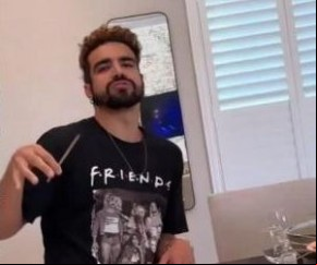 Caio Castro faz jantar para Bolsonaro e 20 convidados na Flórida(Imagem:Reprodução)