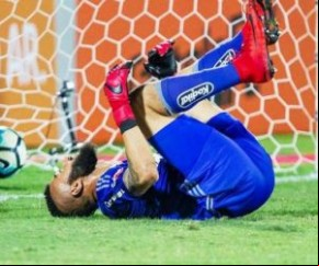 Muralha é barrado, e Fla usará outro goleiro na Sul-Americana.(Imagem:ESPN)