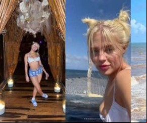 Quem pode, pode! Luisa Sonza ostentou nas redes sociais ao compartilhar com os fãs uma galeria de fotos suas no hotel AZULIK Tulum, no México. Nas imagens, Luísa posa em diversos l(Imagem:Reprodução)