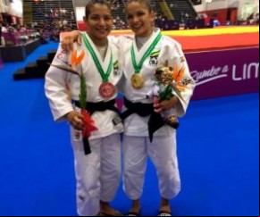 Sarah Menezes conquista medalha de bronze no Pan de Judô.(Imagem:Lara Monsores/CBJ)