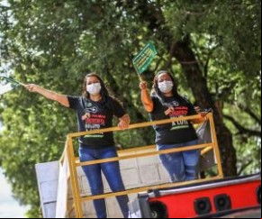 Enfermeiros fazem protesto para cobrar regulamentação de jornada e férias(Imagem:Reprodução)