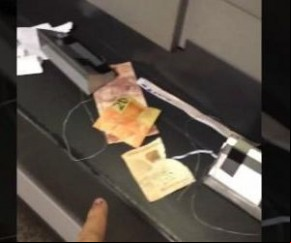 Cliente flagra chupa cabra e PM faz varredura em caixas eletrônicos.(Imagem:florianonews.piauiconectado.com)