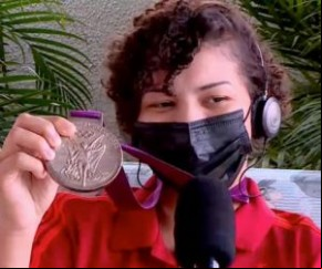 Os Jogos Olímpicos de Tóquio têm a ginasta americana Simone Biles como grande favorita e super estrela, porém nos últimos dias Biles deu declarações fortes sobre o nível de peso qu(Imagem:Reprodução)