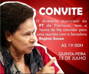 Senadora Regina Sousa (PT)(Imagem:Divulgação)