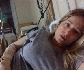 Luciana Vendramini é hospitalizada com infecção séria.(Imagem:Ego)